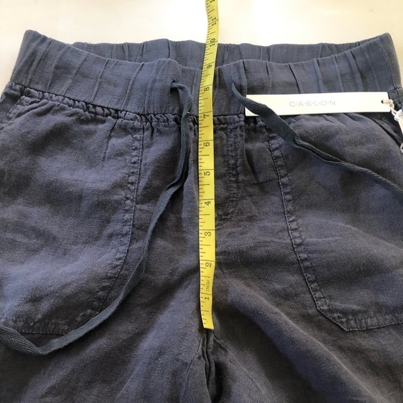Caslon Woman’s Linen Joggers in Grey Ebony Size XXSmall Petite - Picture 11 of 16